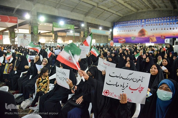 اجتماع مردم اهواز در حمایت از «طرح نور»