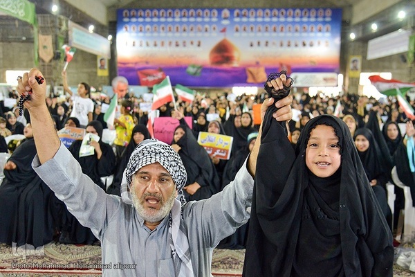 اجتماع مردم اهواز در حمایت از «طرح نور»