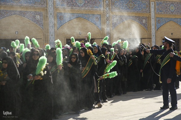 شادپیمایی دختران به‌مناسبت میلاد حضرت معصومه (س)