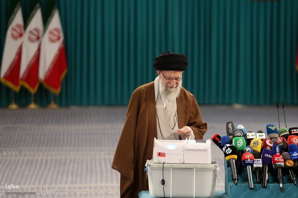 شرکت رهبر انقلاب در مرحله دوم انتخابات مجلس