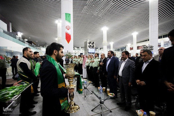 مراسم بدرقه نخستین زائران حج تمتع