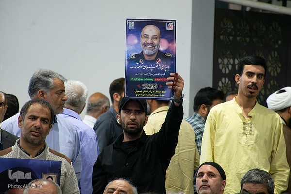 آیین گرامیداشت چهلمین روز شهادت سردار زاهدی