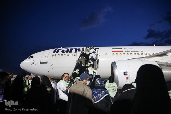 اعزام نخستین زوار حج تمتع خراسانی از فرودگاه بین‌المللی مشهد