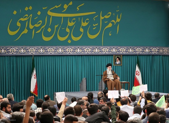 رهبر انقلاب در دیدار جمعی از خانواده‌های سپاهیان پاسدار