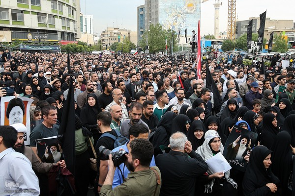 اجتماع مردم ایران به‌مناسبت شهادت آیت‌الله رئیسی