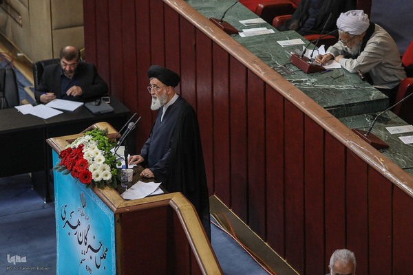 آیت‌الله سیدمحمدرضا مدرسی یزدی، رئیس هیئت مرکزی نظارت بر انتخابات مجلس خبرگان رهبری