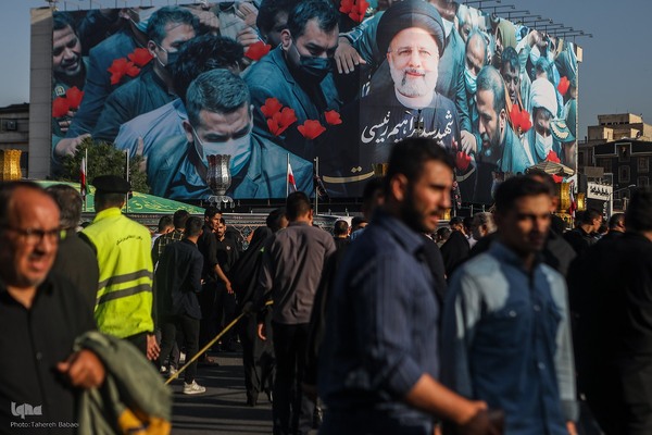 مراسم تشییع پیکرهای شهدای خدمت