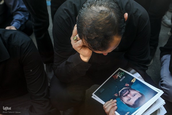 مراسم تشییع پیکرهای شهدای خدمت