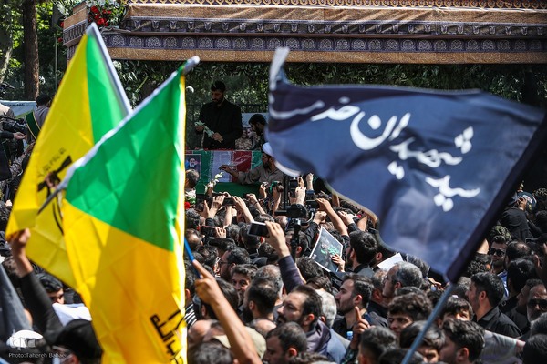 مراسم تشییع پیکرهای شهدای خدمت