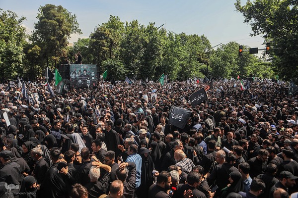 مراسم تشییع پیکرهای شهدای خدمت