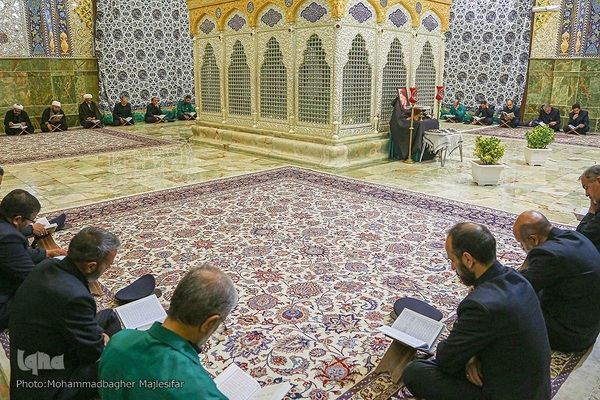 آیین ختم قرآن به نیت شهدای خدمت در اصفهان