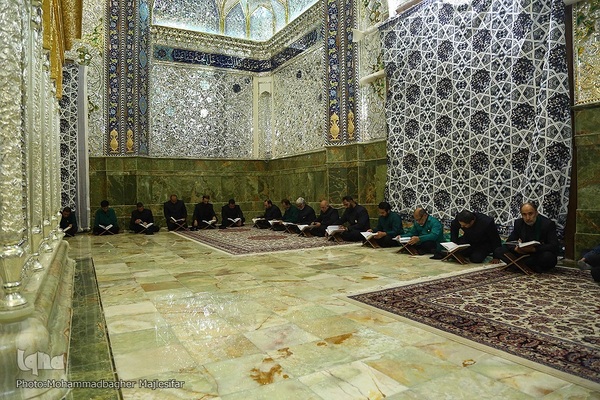 آیین ختم قرآن به نیت شهدای خدمت در اصفهان