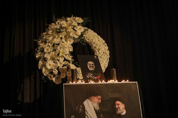 مراسم هفتمین روز شهادت شهیدان راه خدمت