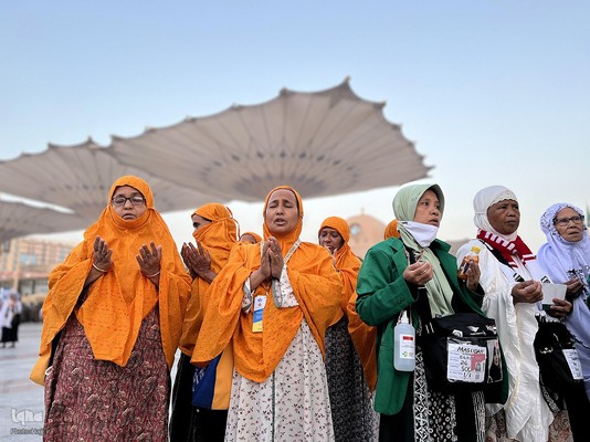 حال و هوای مسجدالنبی در ایام حج