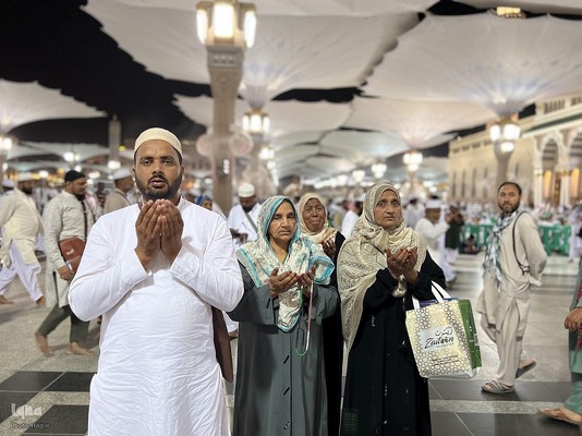 حال و هوای مسجدالنبی در ایام حج