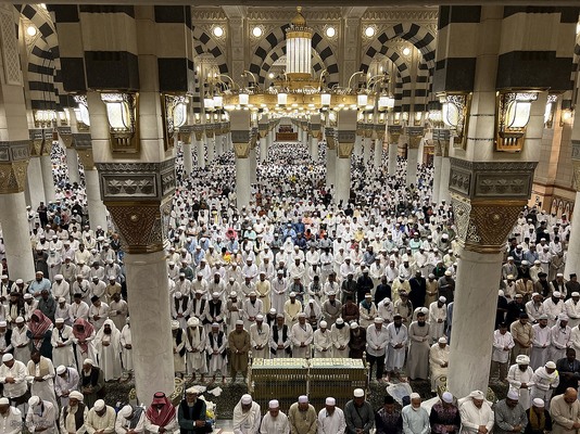 حال و هوای مسجدالنبی در ایام حج
