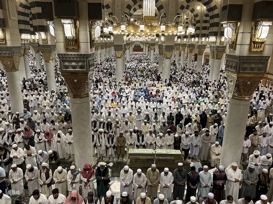 حال و هوای مسجدالنبی در ایام حج
