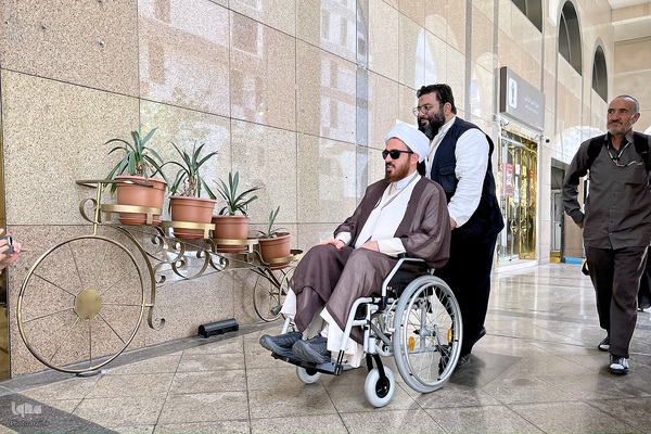 ورود کاروان جانبازان به مدینه النبی