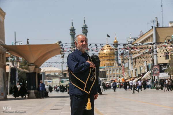 دسته عزا خادمان حرم مطهر بانوی کرامت در رثای امام جواد(ع)//////قم///