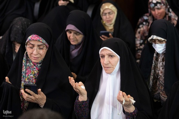 دعای ندبه زائران ایرانی در مکه مکرمه