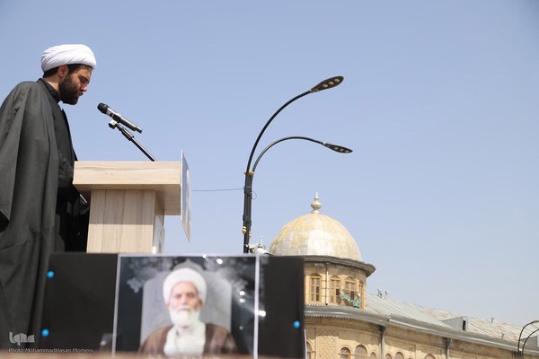 تشییع پیکر آیت‌الله غیاث‌الدین طه محمدی‎