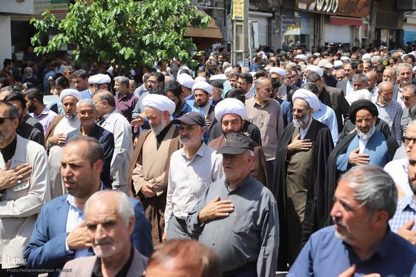 تشییع پیکر آیت‌الله غیاث‌الدین طه محمدی‎