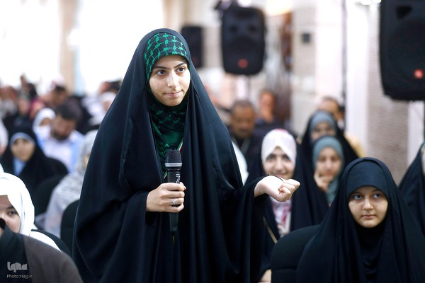 دیدار صمیمی با نوجوانان و جوانان حج گزار