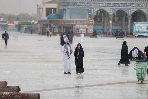 قرائت دعای عرفه در مسجد مقدس جمکران