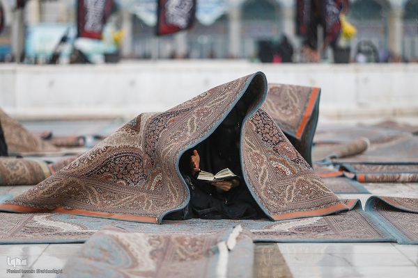 قرائت دعای عرفه در مسجد مقدس جمکران