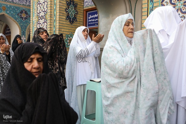 نماز عید قربان در حرم حضرت عبدالعظيم(ع)