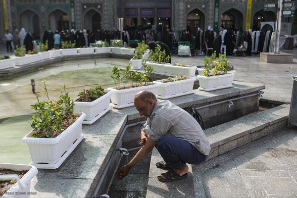 نماز عید قربان در حرم حضرت عبدالعظيم(ع)