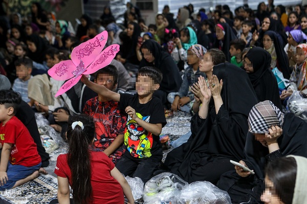 «ضیافت غدیر با حضورایتام و فرزندان محسنین تحت حمایت کمیته امداد استان تهران»