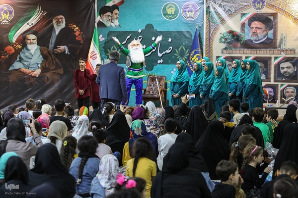 «ضیافت غدیر با حضورایتام و فرزندان محسنین تحت حمایت کمیته امداد استان تهران»