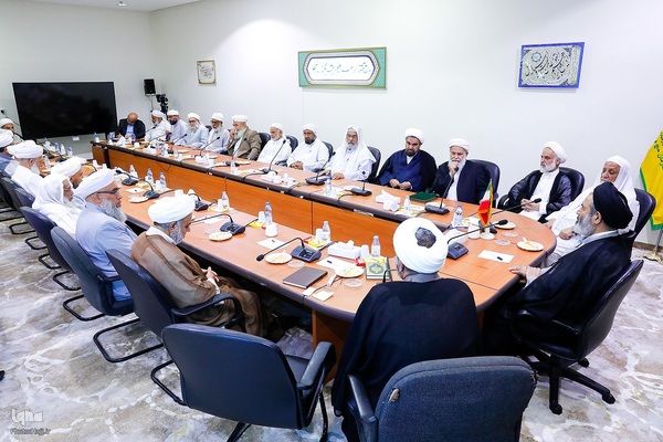 دیدار با جمعی از علما و روحانیون کاروان های اهل سنت در مکه مکرمه