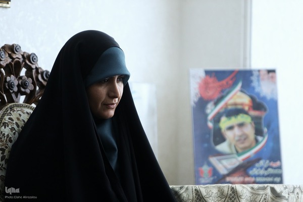 دیدار با خانواده شهید ارغوانی