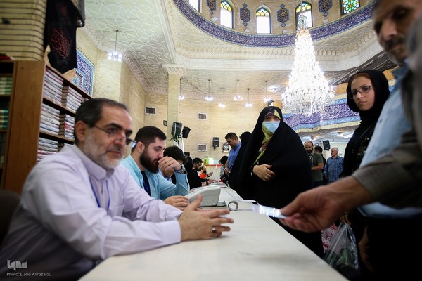 مرحله دوم انتخابات ریاست جمهوری در مسجد ابوذر