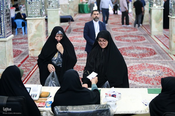 مرحله دوم انتخابات ریاست جمهوری در امامزاده حسن