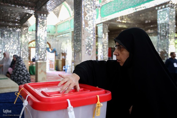 مرحله دوم انتخابات ریاست جمهوری در امامزاده حسن