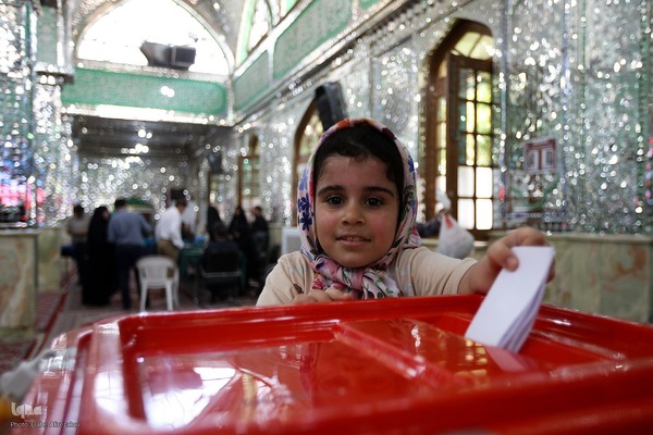 مرحله دوم انتخابات ریاست جمهوری در امامزاده حسن