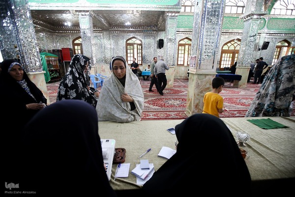 مرحله دوم انتخابات ریاست جمهوری در امامزاده حسن