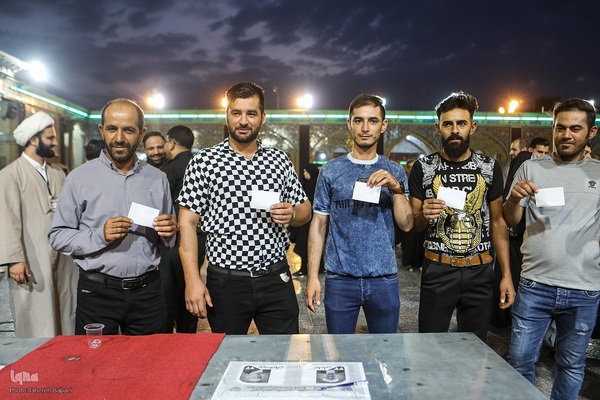 مرحله دوم چهاردهمین دوره انتخابات ریاست جمهوری در حرم عبدالعظیم حسنی (ع)