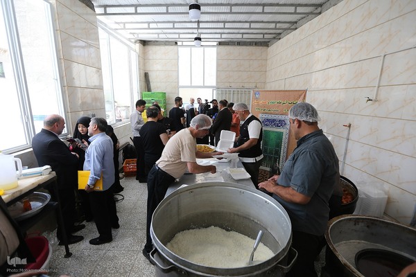 افتتاحیه آشپزخانه طرح اطعام حسینی
