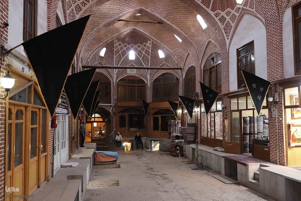 حال و هوای بازار تبریز در ماه محرم‎