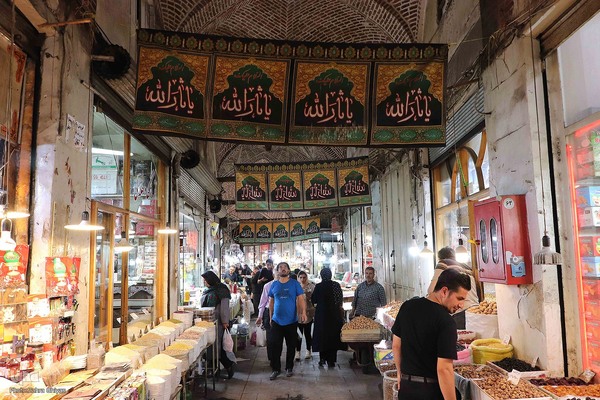 حال و هوای بازار تبریز در ماه محرم‎