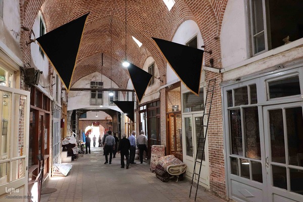 حال و هوای بازار تبریز در ماه محرم‎