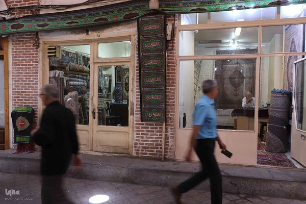 حال و هوای بازار تبریز در ماه محرم‎