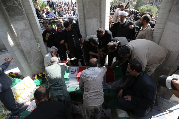 تشییع پیکر شهید گمنام