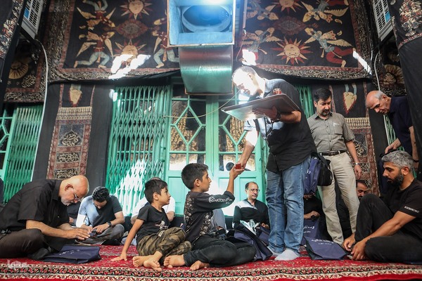 عزاداری چهارمین روزمحرم در تکیه سادات اخوی