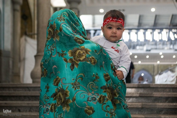 مراسم شیرخوارگان حسینی در حرم عبدالعظیم حسنی