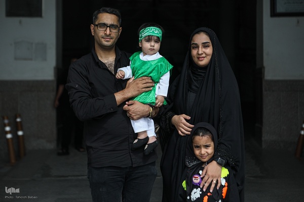 مراسم شیرخوارگان حسینی در حرم عبدالعظیم حسنی